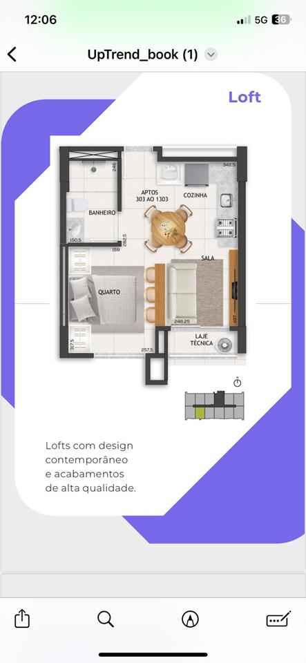 Quadra 102 Conjunto 2 - apartamento 1 quarto com 37metros  lazer e ao lado da estaçao do metro samambaia sul no centro urbano vendo lançamento — foto 8